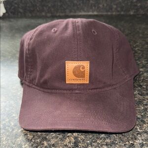 Carhartt Men's burgundy baseball cap